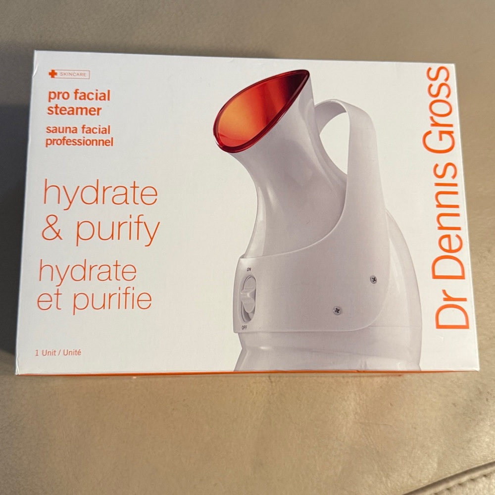 Dr Dennis Gross Pro Facial Steamer - White and Orange - Picture 3 of 4